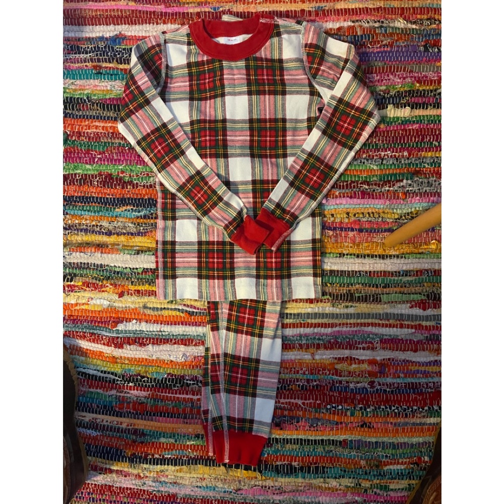Hanna Anderson plaid pjs